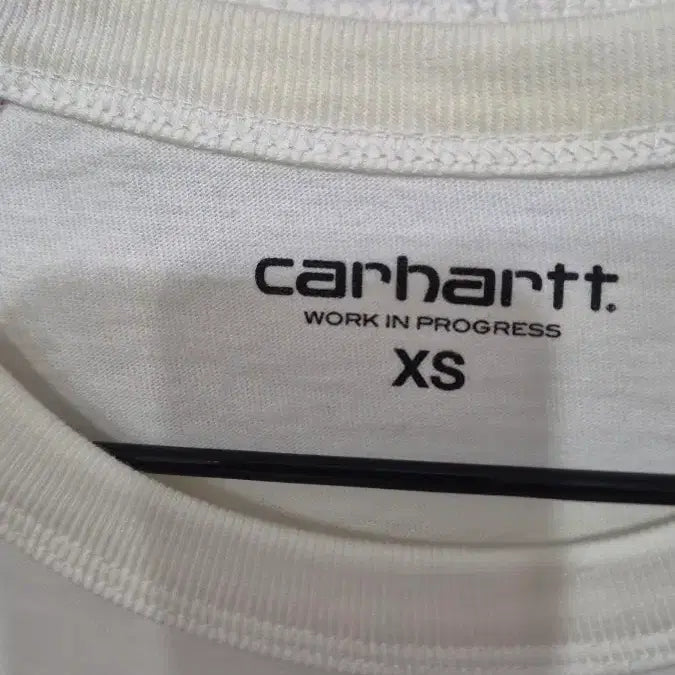 [BUNJANG] Carhartt Raglan Long Sleeve Red/White / 칼하트 롱슬리브 래글런 레드/화이트