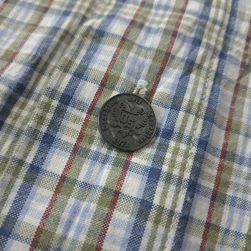 [BUNJANG] CK360 Trachten Checkered Shirt / CK360 2XL 오에스 90s 독일 트라흐텐 알펜 반팔 셔츠 남방