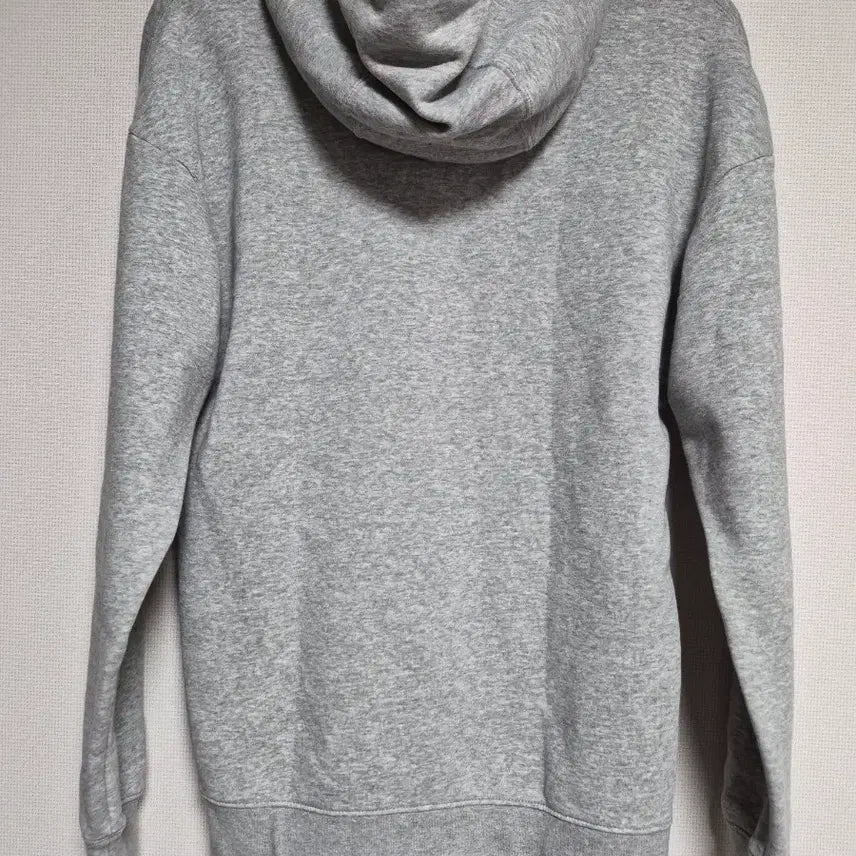 [BUNJANG] Nike Big Logo Hoodie Gray/Pink / 나이키 빅로고 후드티 그레이/핑크