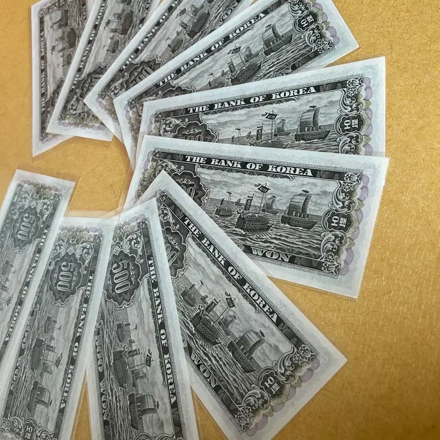 [BUNJANG] Namdaemun 500 Won Banknote Bundle Set / 특가(일괄) 미사용 남대문 오백원