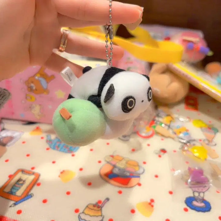 [BUNJANG] San-X Tarepanda Dango Doll Keychain / 고전 산엑스 타래팬더 타레판다 당고 인형 키링