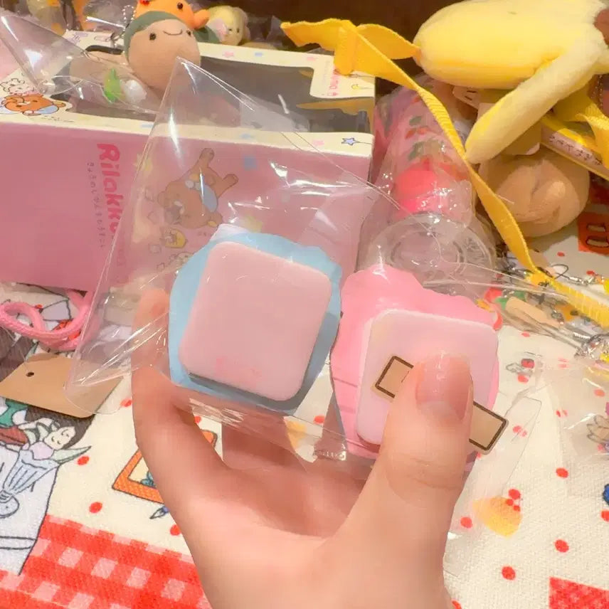[BUNJANG] Sanrio Kiki &amp; Lala Cupcake Figure Set / 고전 산리오 키키라라 컵케이크 피규어 집게 세트