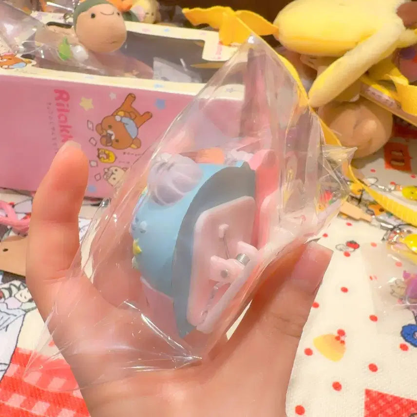 [BUNJANG] Sanrio Kiki &amp; Lala Cupcake Figure Set / 고전 산리오 키키라라 컵케이크 피규어 집게 세트