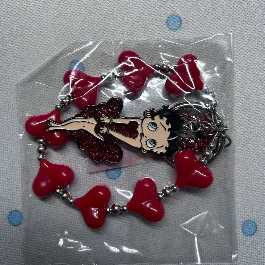 [BUNJANG] Betty Boop Vintage Keyring / 베티붑 고전 키링
