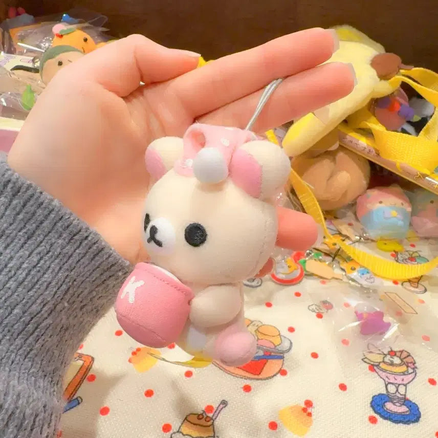 [BUNJANG] San-X Korilakkuma Pajama Doll Keyring / 고전 산엑스 코리락쿠마 잠옷 파자마 인형 키링