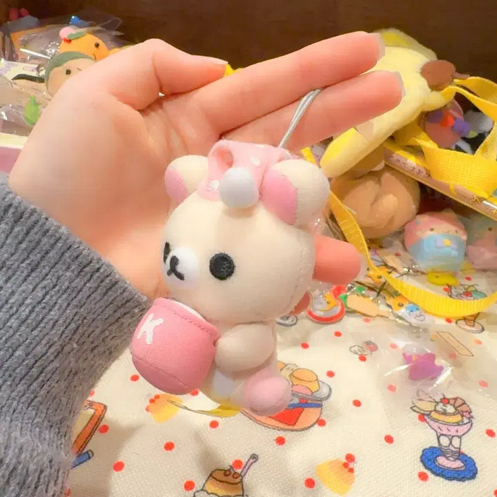 [BUNJANG] San-X Korilakkuma Pajama Doll Keyring / 고전 산엑스 코리락쿠마 잠옷 파자마 인형 키링