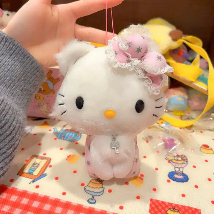 [SOLD OUT] 고전 산리오 챠미키티 별 도트 레이스 공주 인형