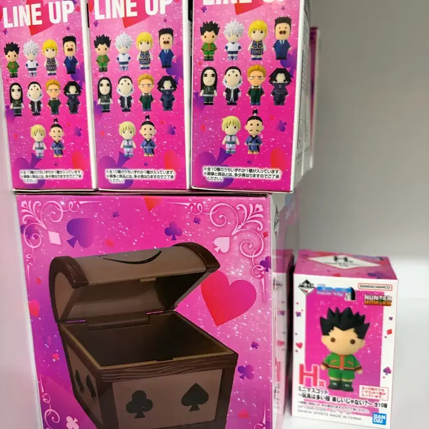 [BUNJANG] Hunter x Hunter Hisoka Figure Set / 헌터헌터 히소카 상자 G상 + h상 10종 풀세트