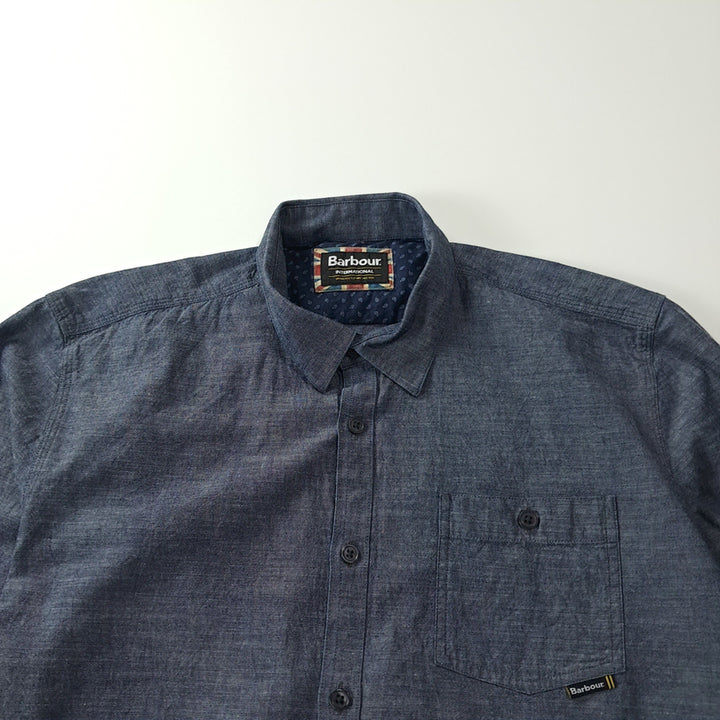 [SOLD OUT] CK363 M 바버 페이즐리안감 샴브레이 셔츠 남방