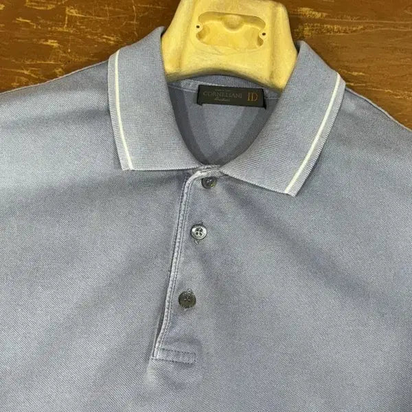[BUNJANG] Corneliani Pique T-Shirt (Size 100) / 꼬르넬리아니 피퀘티셔츠 100