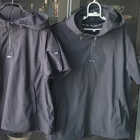 [SOLD OUT] Jeep 반팔 후드 아노락 남녀 커플룩 100