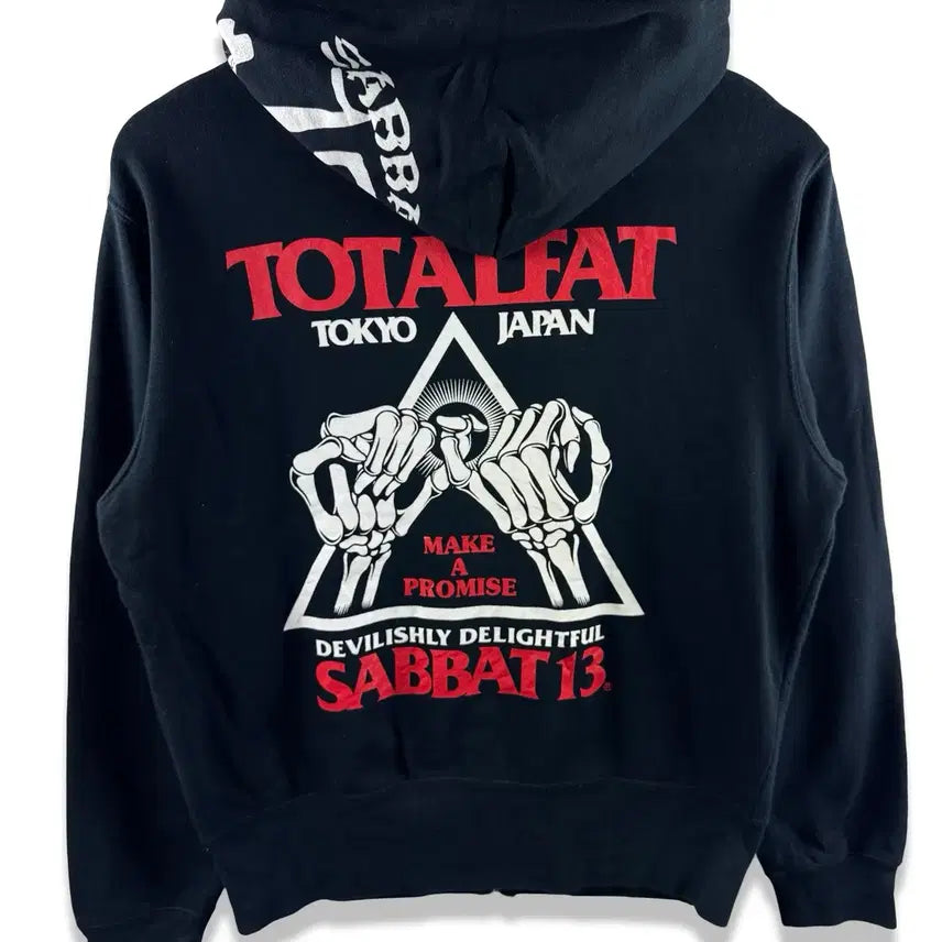 [SOLD OUT] TOTALFAT X Sabbat 13 후드집업3085