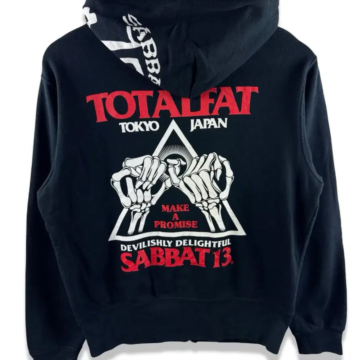 [SOLD OUT] TOTALFAT X Sabbat 13 후드집업3085