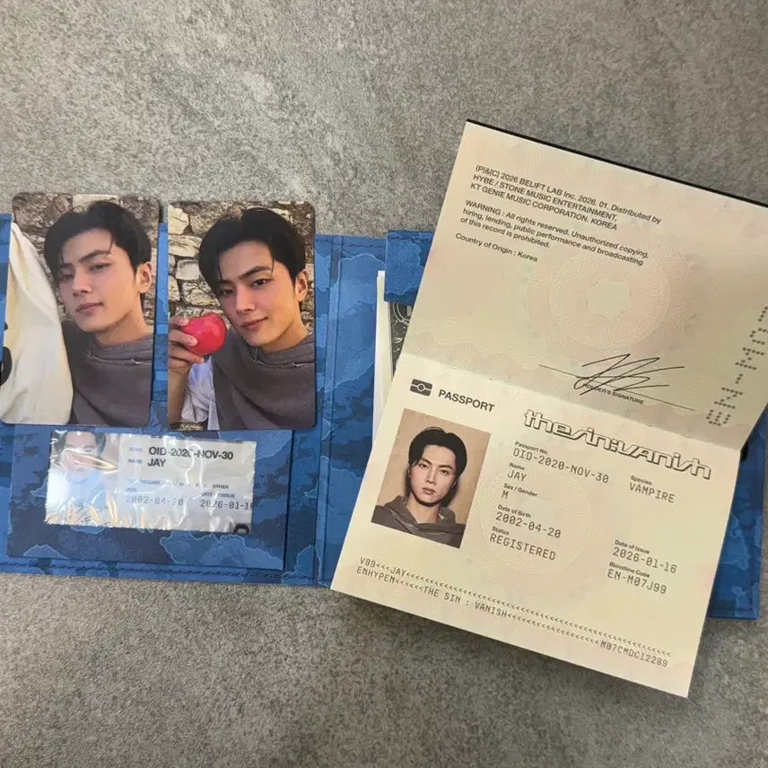 [BUNJANG] 엔하이픈 제이 종성 엔진반 풀셋 나이프 더신 앨범 / 엔하이픈 제이 종성 엔진반 풀셋 나이프 더신 앨범