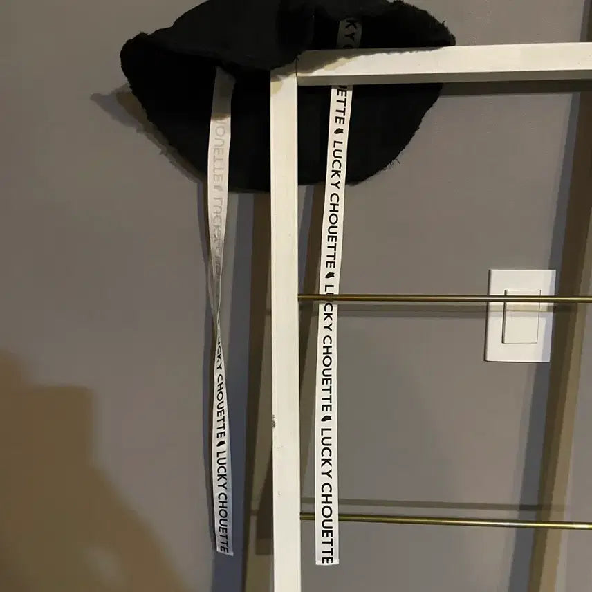 [SOLD OUT] 럭키슈에뜨 블랙 벙거지/ 리본끈 모자/ 블랙