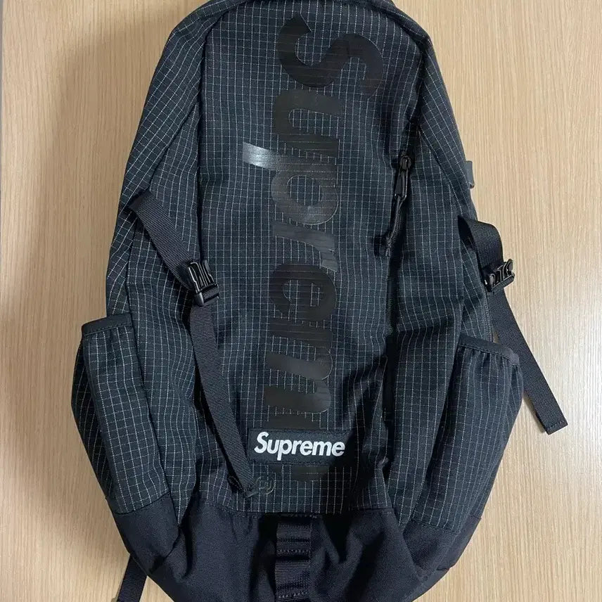 [BUNJANG] Supreme Backpack Black 24SS / 슈프림 백팩 블랙 24ss