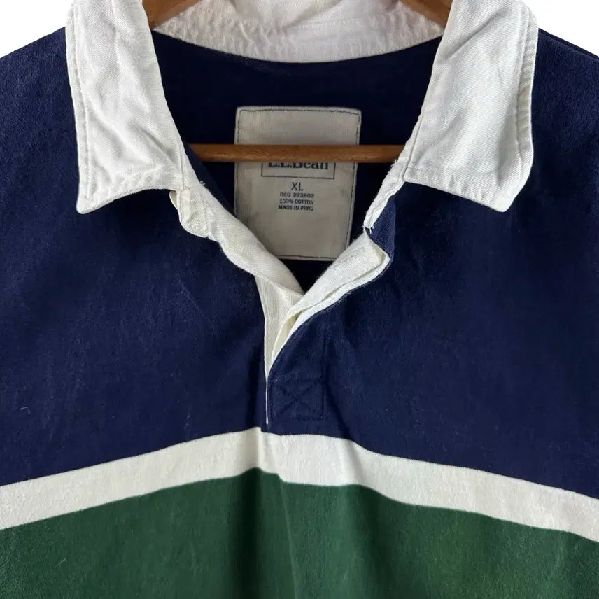 [SOLD OUT] 엘엘빈 네이비 럭비셔츠3086