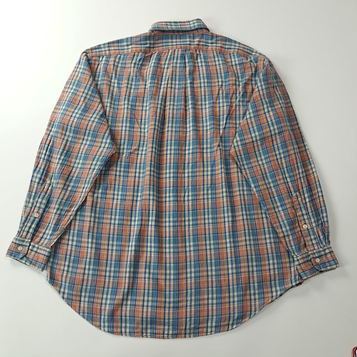 [SOLD OUT] CK370 L 폴로 90s 블레어 마드라스체크 셔츠 남방