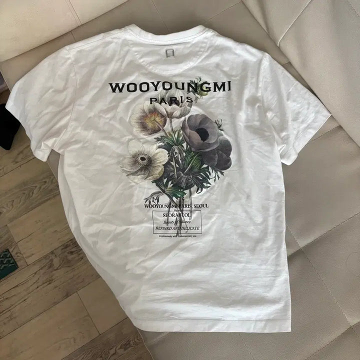 [SOLD OUT] [정품] 우영미 플라워 반팔