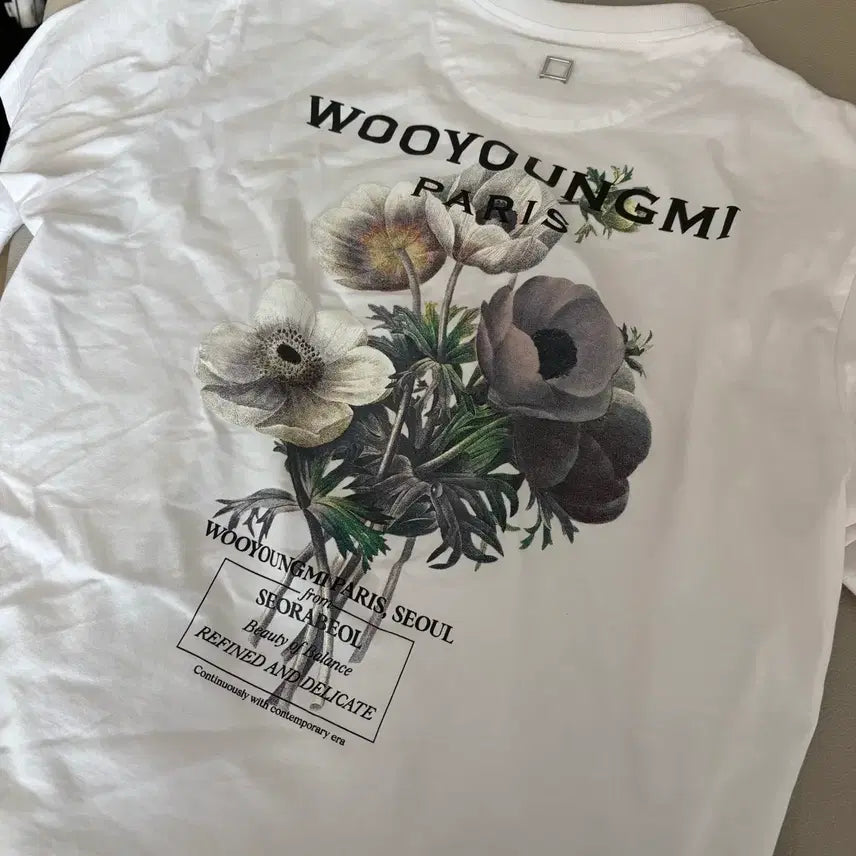 [SOLD OUT] [정품] 우영미 플라워 반팔
