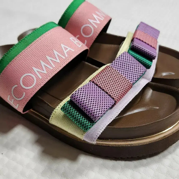 [SOLD OUT] 슈콤마보니 샌들 슬리퍼 멀티컬러 235~240