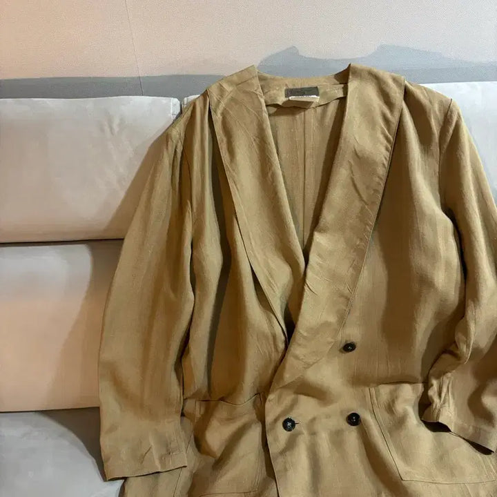 [BUNJANG] Yohji Yamamoto 요지야마모토 더블 브레스트 린넨자켓 / Yohji Yamamoto 요지야마모토 더블 브레스트 린넨자켓
