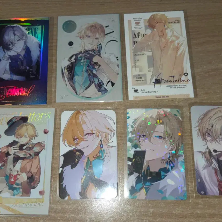 [BUNJANG] Honkai: Star Rail Aventurine Merchandise Paper Bundle Set / 스타레일 어벤츄린 비공굿 지류 일괄