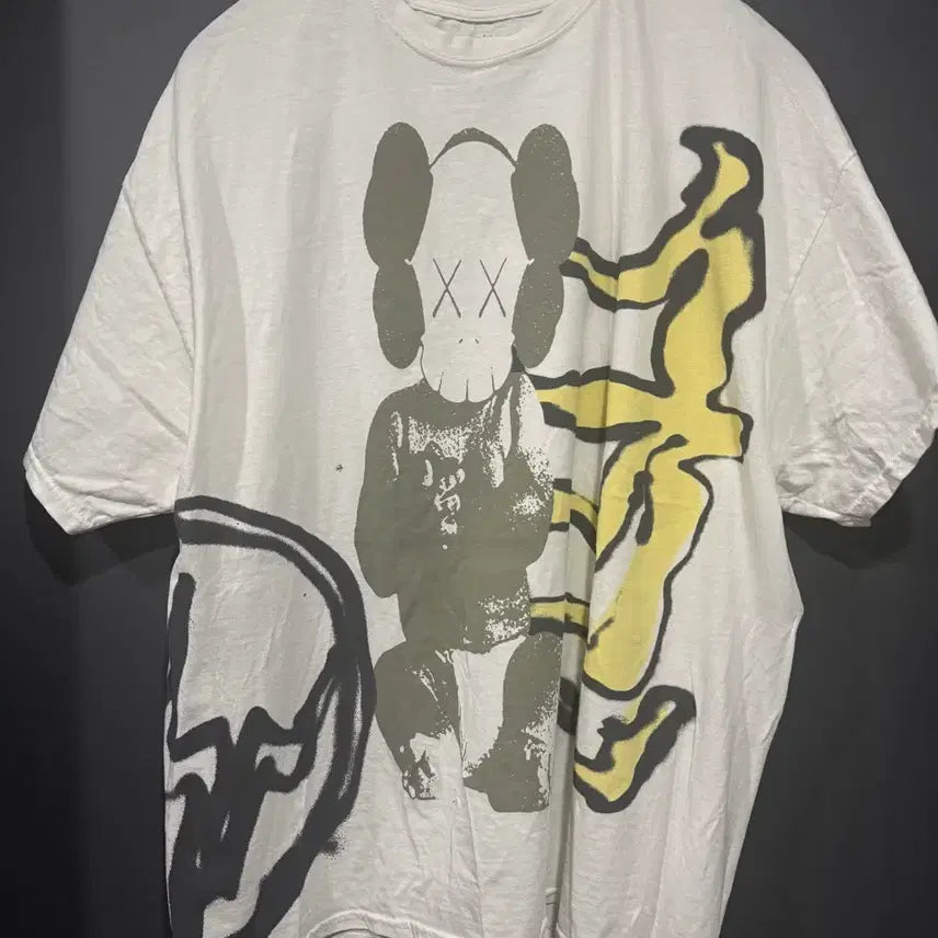 [SOLD OUT] (XL) 트래비스스캇 캑터스잭 x 카우스 x 프라그먼트 티셔츠