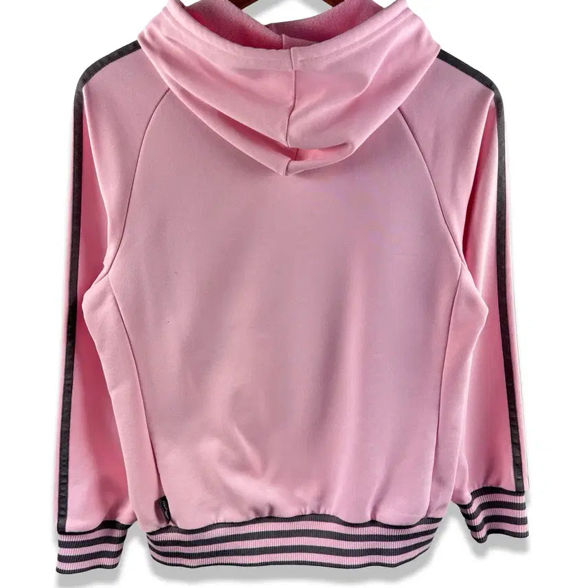 [BUNJANG] Adidas Pink Gray Strawberry Milk Hoodie / 아디다스 핑크 그레이 딸기우유 후드플락3100