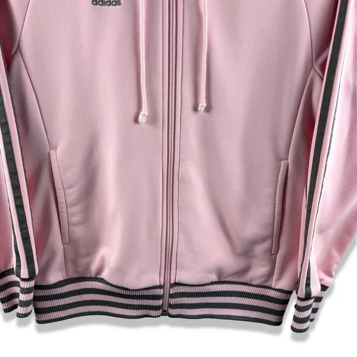 [BUNJANG] Adidas Pink Gray Strawberry Milk Hoodie / 아디다스 핑크 그레이 딸기우유 후드플락3100