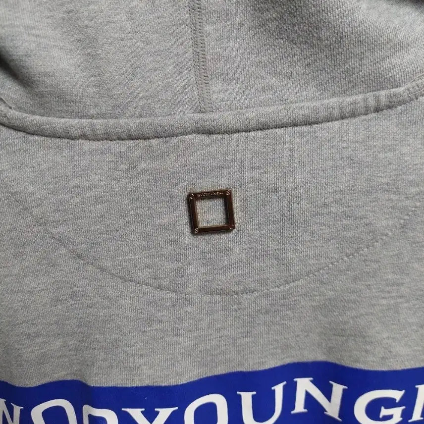 [BUNJANG] Wooyoungmi Back Logo Gray Hoodie 52 / 우영미 백로고 회색 후드티 52