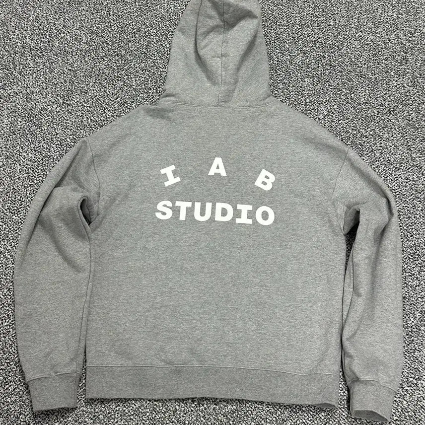 [SOLD OUT] >정품 아이앱스튜디오 그레이 후드집업