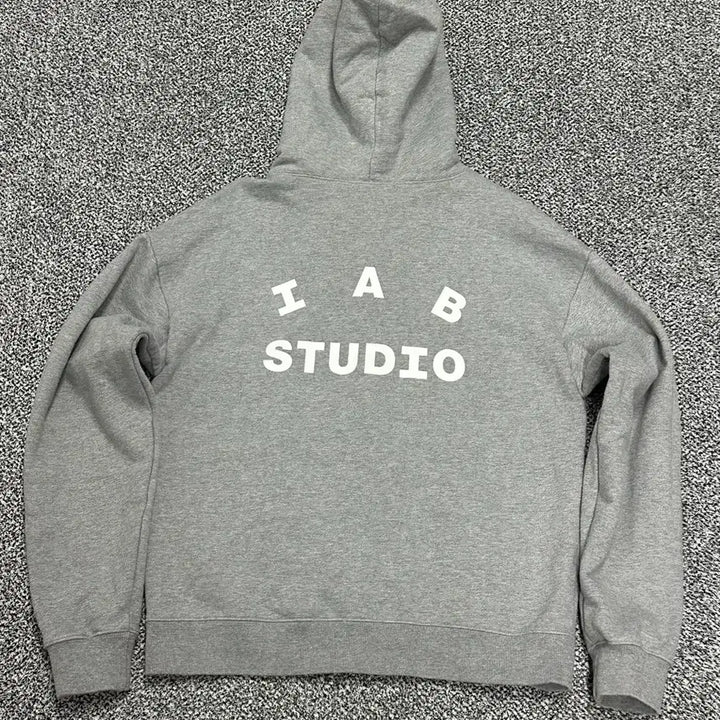 [SOLD OUT] >정품 아이앱스튜디오 그레이 후드집업