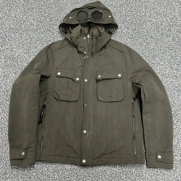 [SOLD OUT] >정품 cp컴퍼니 고글 워싱 카키 자켓