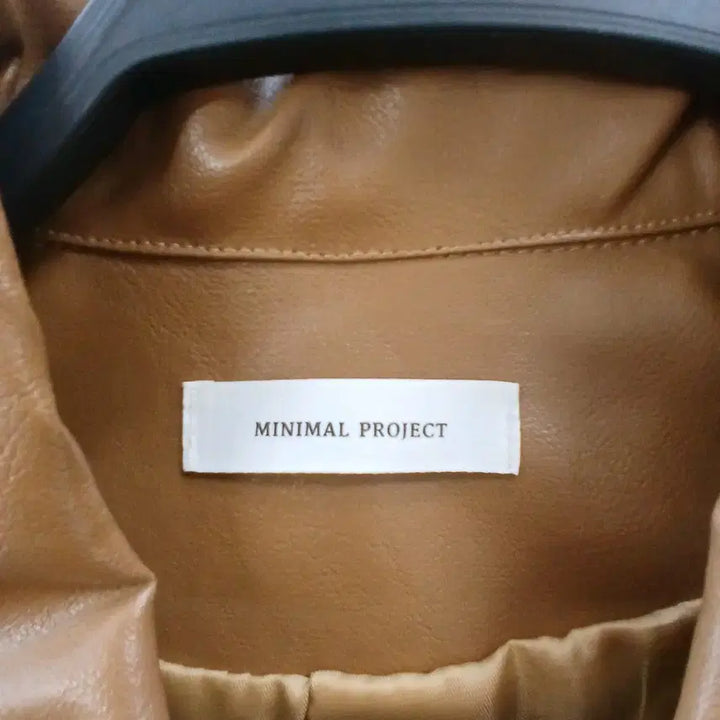 [BUNJANG] Brenda &amp; Brendon Camel Eco Leather Jacket / 브렌다 브렌든 카멜 에코 레더 자켓