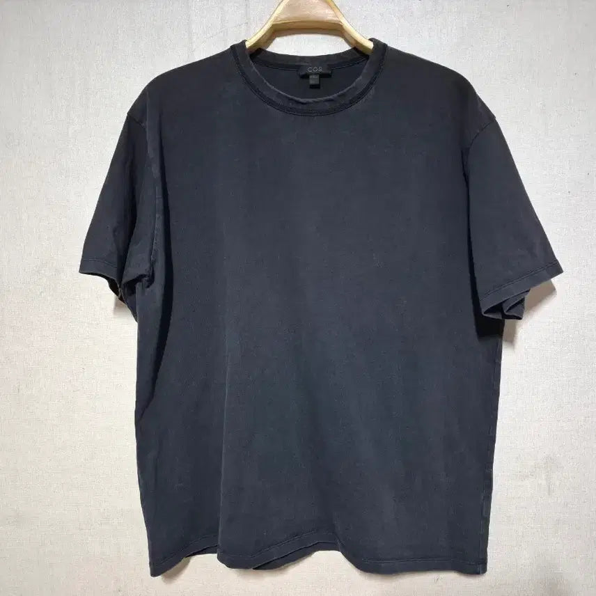 [BUNJANG] COS Black Vintage Washed T-Shirt (XL) / COS 코스 블랙 빈티지 워싱 반팔 티셔츠(XL)
