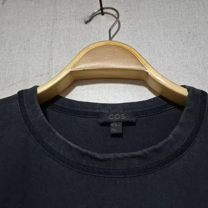 [BUNJANG] COS Black Vintage Washed T-Shirt (XL) / COS 코스 블랙 빈티지 워싱 반팔 티셔츠(XL)