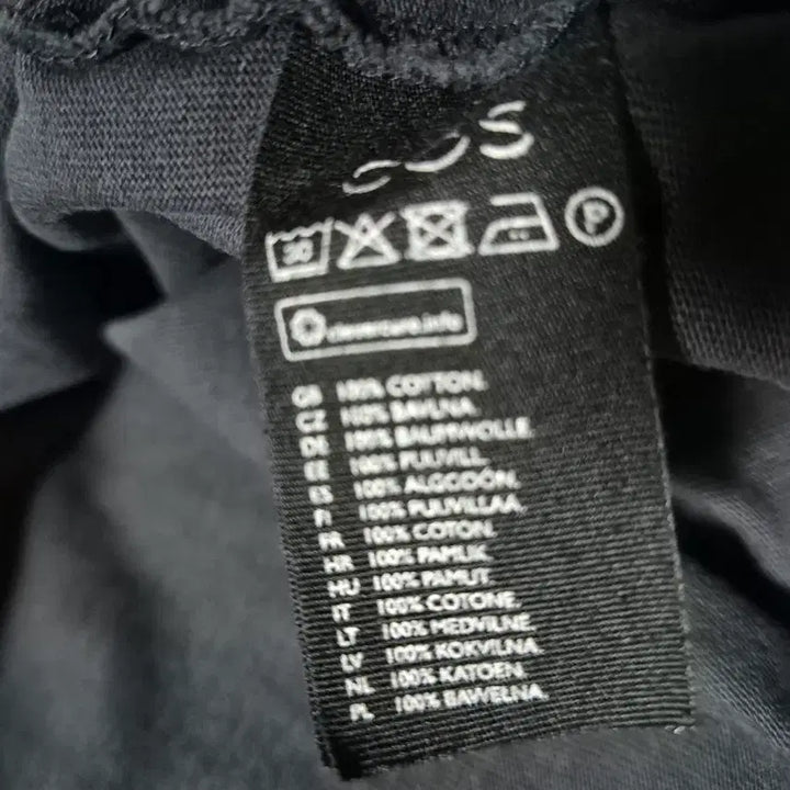[BUNJANG] COS Black Vintage Washed T-Shirt (XL) / COS 코스 블랙 빈티지 워싱 반팔 티셔츠(XL)