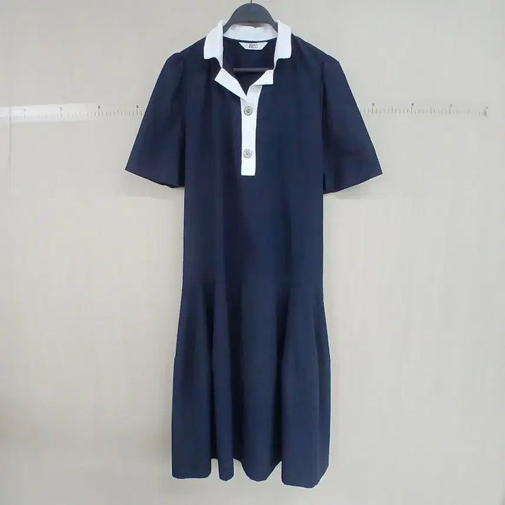 [SOLD OUT] 베스티밸리 네이비 반팔 원피스