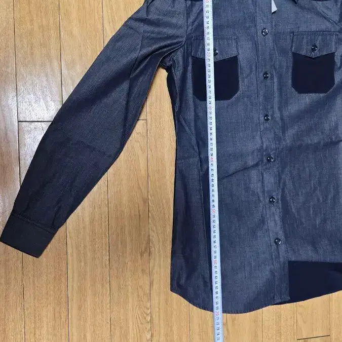 [BUNJANG] Perry Ellis Denim Shirt / 페리엘리스 데님 셔츠 남방55/새상품