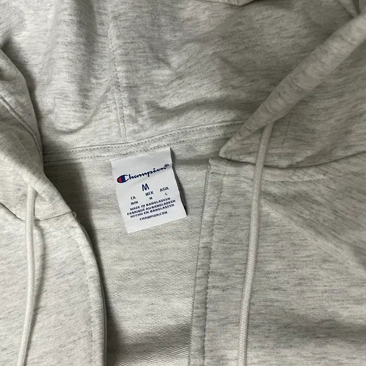 [BUNJANG] Champion Crop Hooded Zip-up / 챔피온 크롭 후드집업
