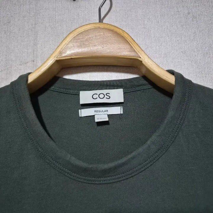 [BUNJANG] COS Dark Green T-shirt (M) / COS 코스 반팔 티셔츠 다크 그린(M)