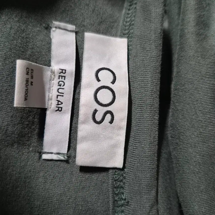[BUNJANG] COS Dark Green T-shirt (M) / COS 코스 반팔 티셔츠 다크 그린(M)