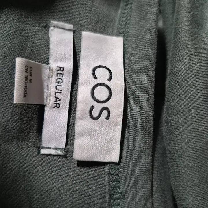 [BUNJANG] COS Dark Green T-shirt (M) / COS 코스 반팔 티셔츠 다크 그린(M)