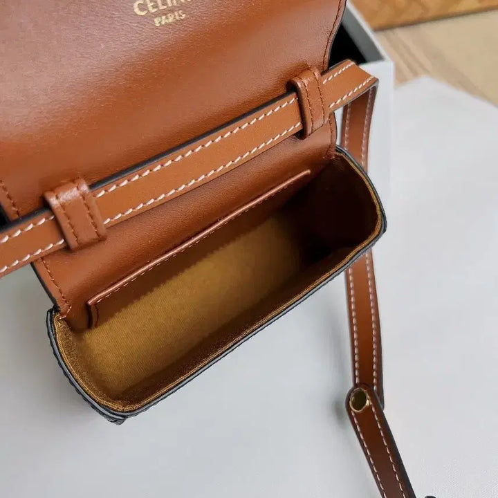[BUNJANG] Celine Triomphe Mini Crossbody Bag / 셀린느 트리옹프 미니 크로스백 + 풀박스