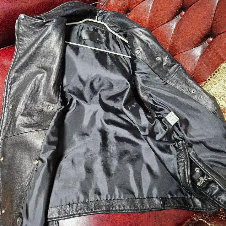 [BUNJANG] Black Lambskin Leather Vest / 양가죽블랙조끼