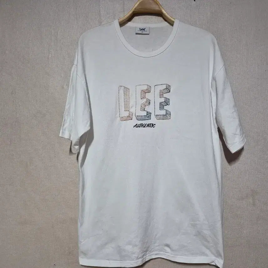 [BUNJANG] Lee Vintage Short Sleeve T-shirt White (XL) / Lee 리 빈티지 반팔 티셔츠 화이트 (xl)