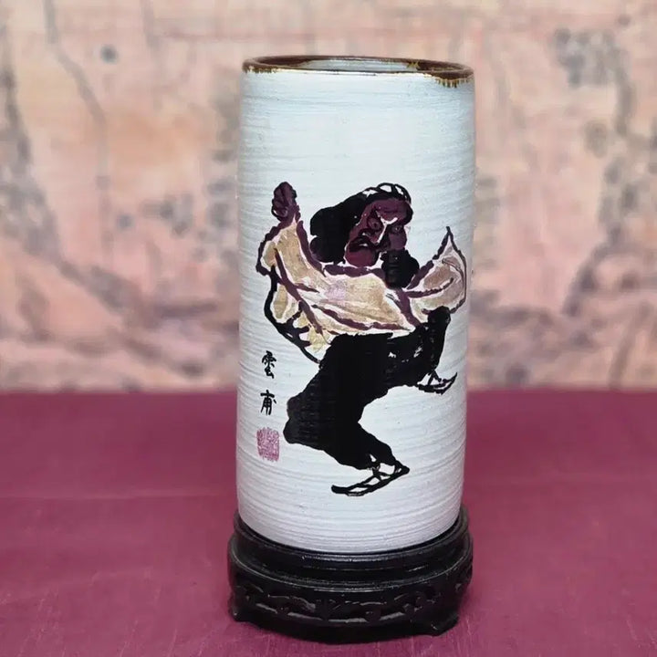 [BUNJANG] Unbo Kim Ki-chang Porcelain Pencil Case / *운보 김기창 화백의 도자기필통(전사방식)