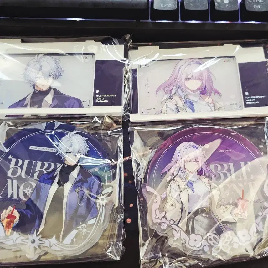 [BUNJANG] Honkai: Star Rail x Gong Cha Collaboration Merchandise Bundle Set / 붕괴스타레일 공차 콜라보 굿즈 일괄 팝니다.