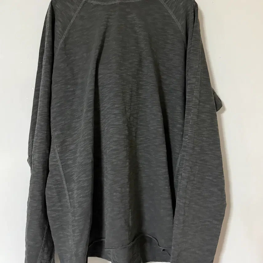 [BUNJANG] Polytelu Slub Hoodie Charcoal / [4] 폴리테루 슬럽 후디 챠콜